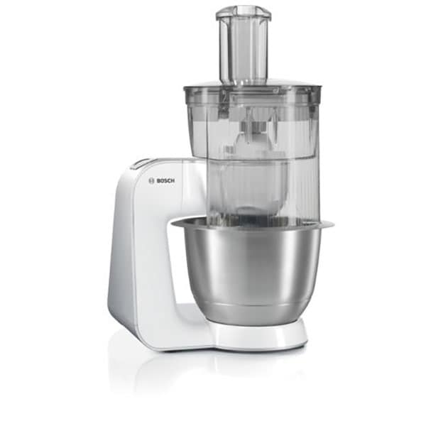 Robot de bucatarie BOSCH Styline MUM54251, vas 3.9l, blender 1.25l, 900W, 7 trepte viteza, alb-argintiu
