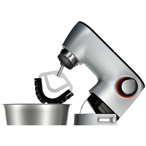 Robot de bucatarie BOSCH OptiMUM MUM9B33S12, vas 5.5l, blender 2.3l, 1300W, 7 trepte viteza, argintiu-negru