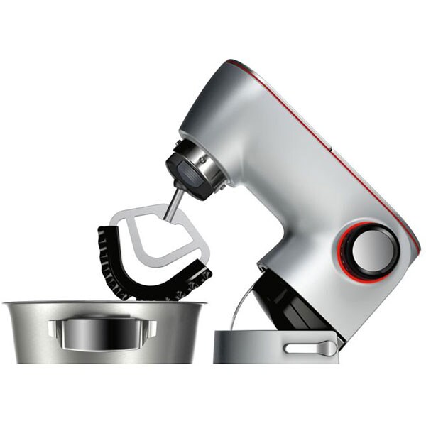 Robot de bucatarie BOSCH OptiMUM MUM9BX5S22, vas 5.5l, blender 2.3l, 1500W, 7 trepte viteza, argintiu-negru 