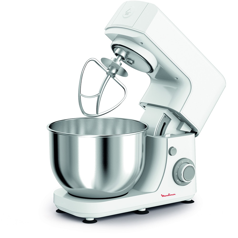 Robot de bucatarie MOULINEX QA150110, vas 4.8l, 800W, 6 trepte viteza, alb