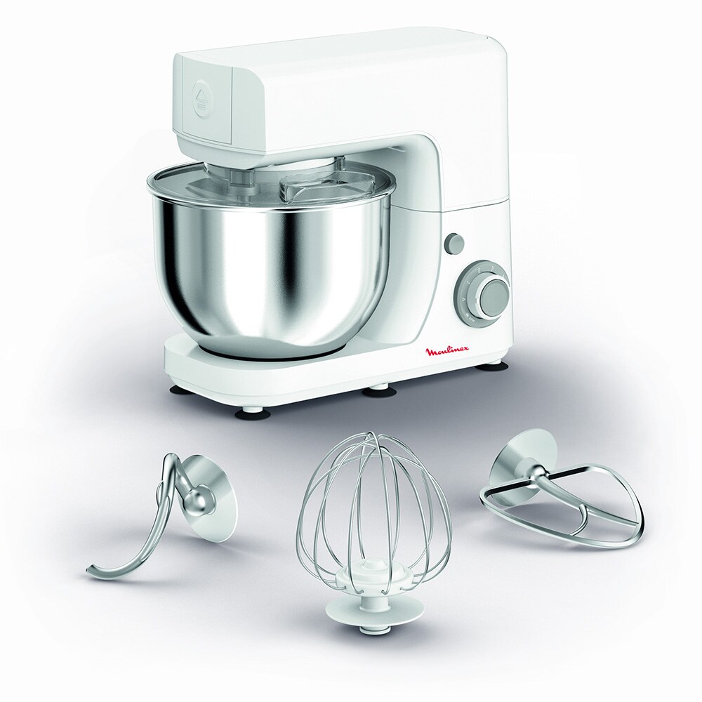 Robot de bucatarie MOULINEX QA150110, vas 4.8l, 800W, 6 trepte viteza, alb
