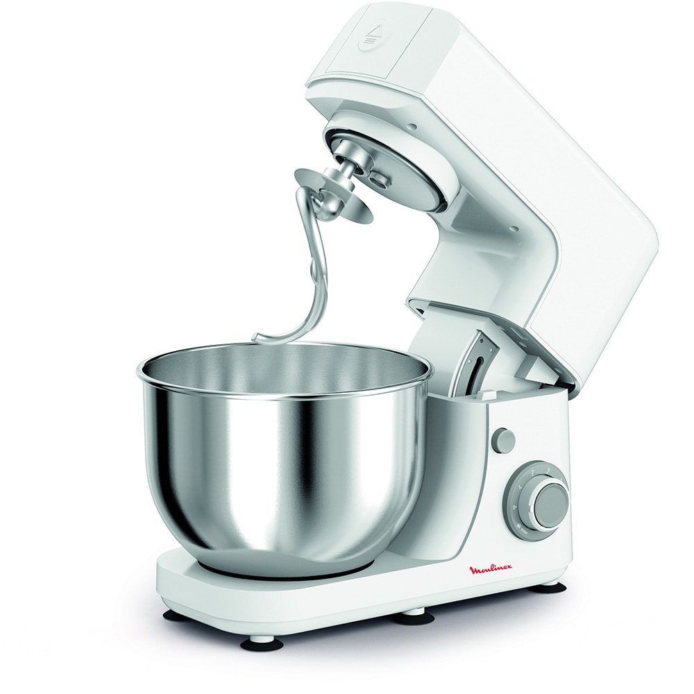 Robot de bucatarie MOULINEX QA150110, vas 4.8l, 800W, 6 trepte viteza, alb