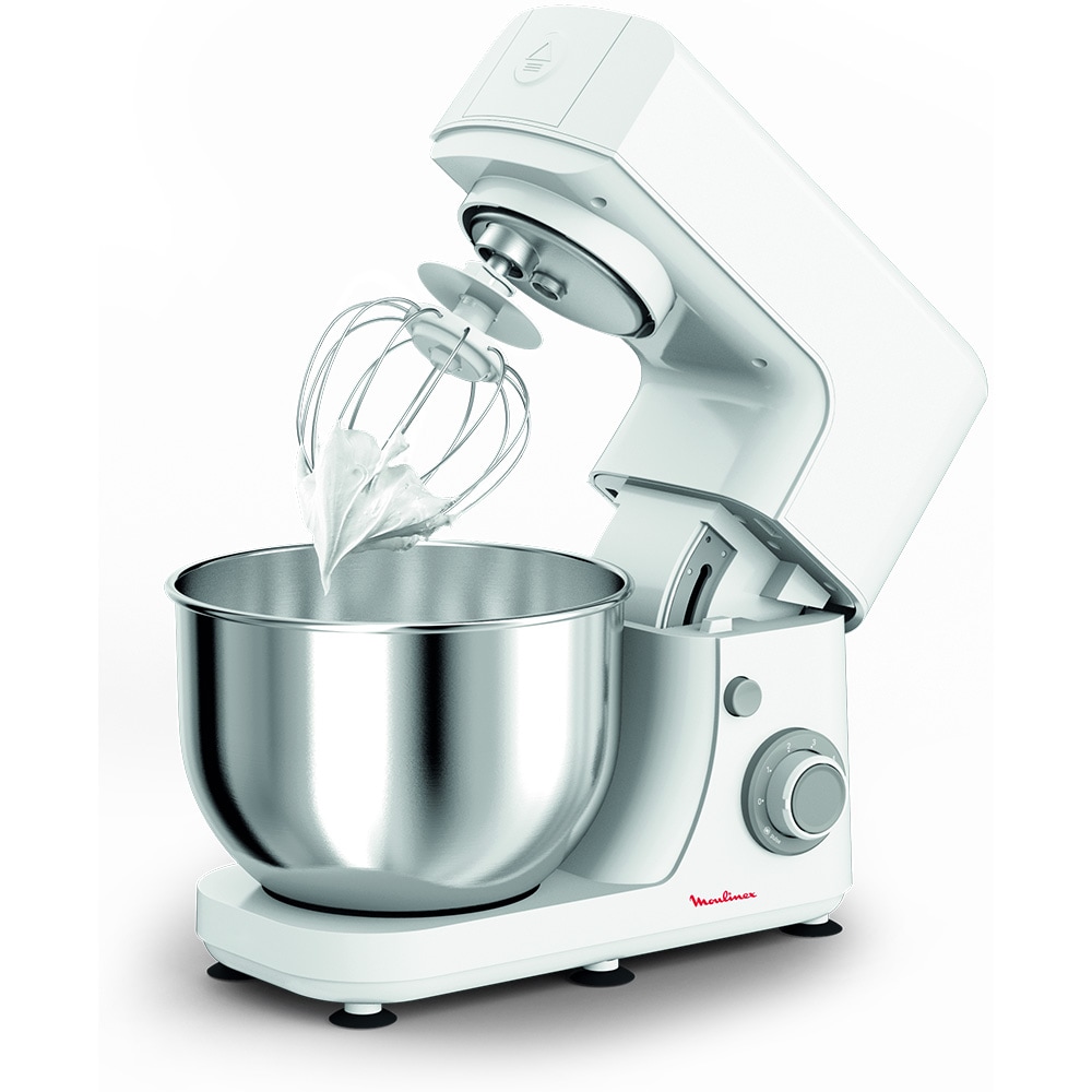 Robot de bucatarie MOULINEX QA150110, vas 4.8l, 800W, 6 trepte viteza, alb