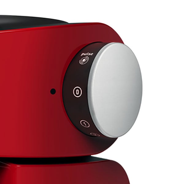 Robot de bucatarie TEFAL Wizzo QB317538, vas 4l, blender 1l, 1000W, 7 trepte viteza, rosu-argintiu