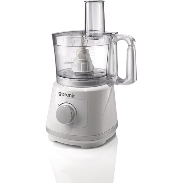 Robot de bucatarie GORENJE SB801W, vas 2.4l, blender 1.5l, 800W, 2 trepte viteza, alb-gri