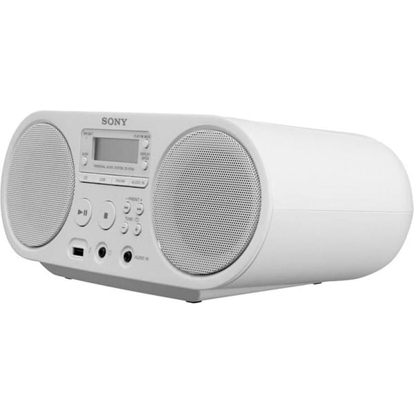 Radio CD portabil SONY ZS-PS50, FM, USB, alb