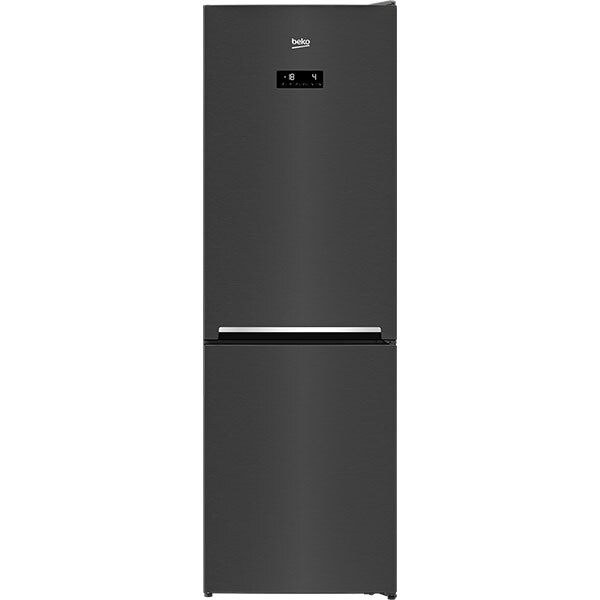 Combina frigorifica BEKO RCNA366E40ZXBRN, NeoFrost, 324 l, H 185.2 cm, Clasa E, dark inox