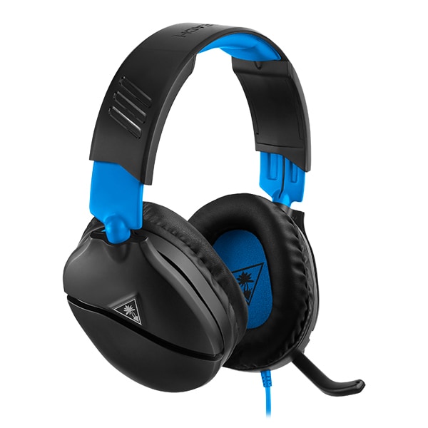 Casti Gaming TURTLE BEACH Recon 70P, multiplatforma, 3.5mm, negru-albastru