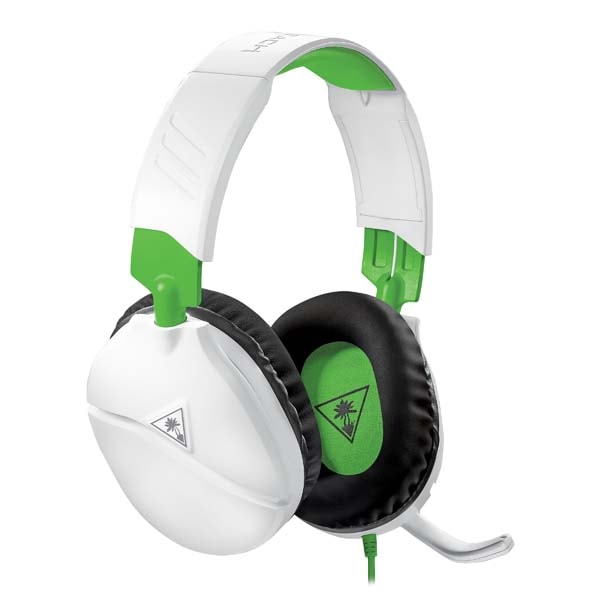 Casti Gaming TURTLE BEACH Recon 70X, multiplatforma, 3.5mm, alb-verde