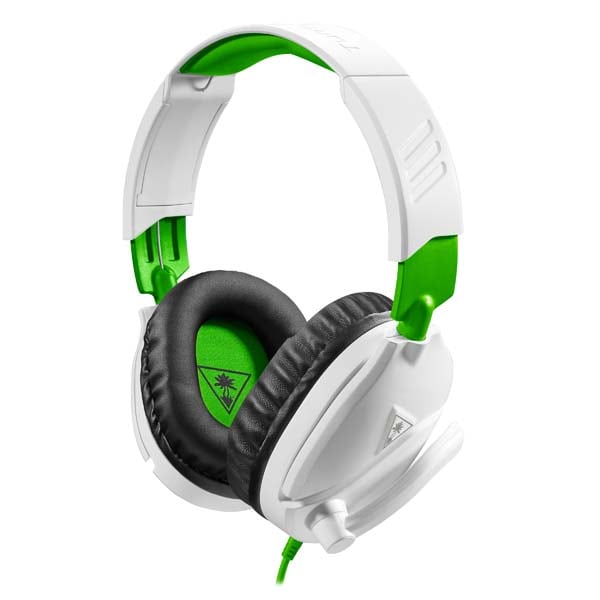 Casti Gaming TURTLE BEACH Recon 70X, multiplatforma, 3.5mm, alb-verde