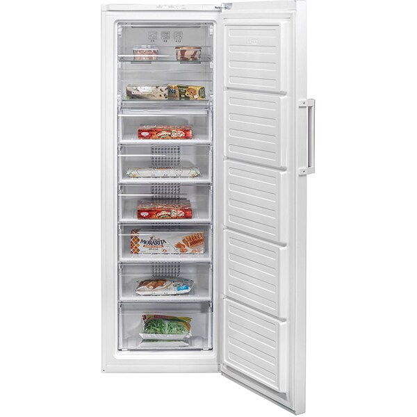 Congelator BEKO RFNA312K31WN, No Frost, 277 l, H 183.7 cm, Clasa F, alb