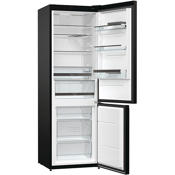 Combina frigorifica GORENJE RK611SYB4, FrostLess, 324 l, H 185 cm, Clasa A+, negru