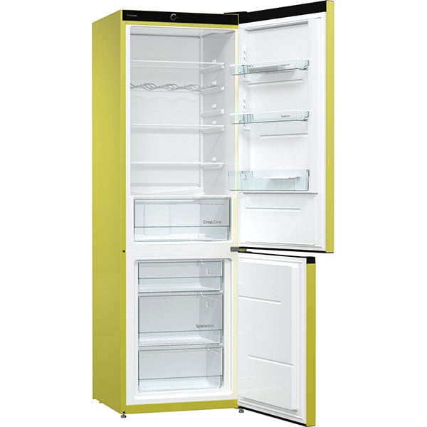 Combina frigorifica GORENJE RK6192AAP4, FrostLess, 324 l, H 185 cm, Clasa A++, verde mar