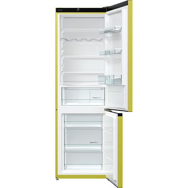Combina frigorifica GORENJE RK6192AAP4, FrostLess, 324 l, H 185 cm, Clasa A++, verde mar