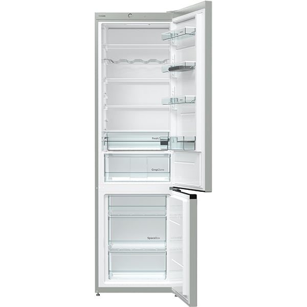 Combina frigorifica GORENJE RK6202EX4, FrostLess, 353 l, H 200 cm, Clasa E, gri