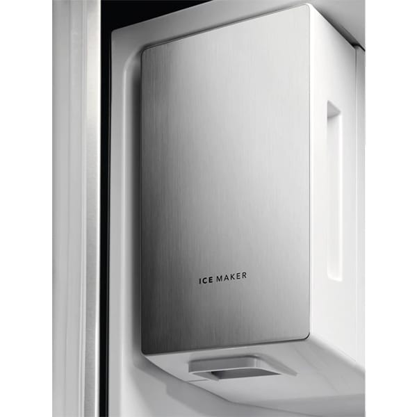 Side by Side AEG RMB954F9VX, Frost Free, 617 l, H 178 cm, Clasa F, Control aplicatie, inox antiamprenta