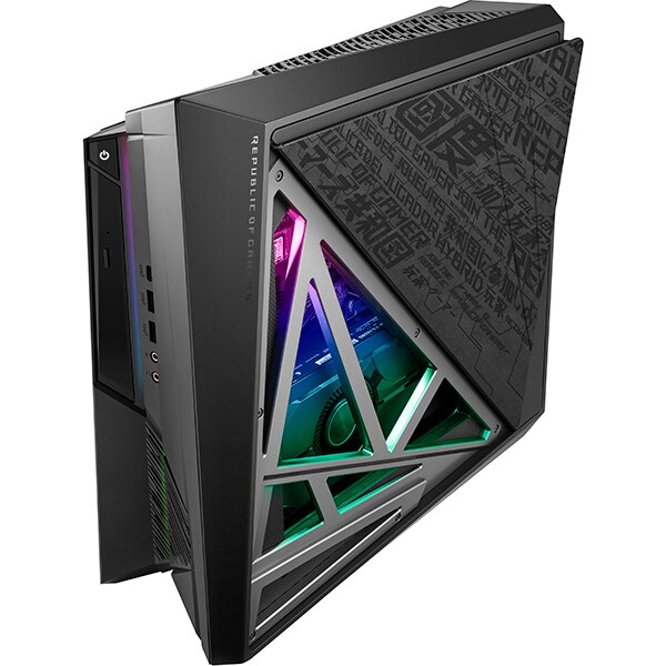 Sistem Desktop Gaming ASUS ROG Huracan G21CN-RO011T, Intel Core i7-8700 pana la 4.6GHz, 16GB, HDD 1TB + SSD 128GB, NVIDIA GeForce GTX 1060 6GB, Windows 10 Home