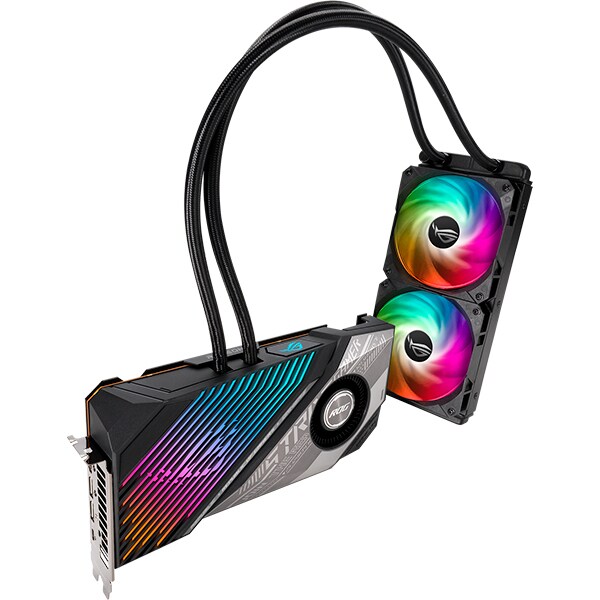 Placa video ASUS ROG Strix AMD Radeon RX 6800 XT, 16GB GDDR6, 256bit, ROG-STRIX-LC-RX6800XT-O16G-GAMING