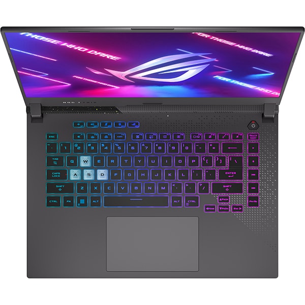 Laptop Gaming ASUS ROG Strix G15 G513RC-HN038, AMD Ryzen 7 6800H pana la 4.7GHz, 15.6", 8GB, SSD 512GB, NVIDIAGeForceRTX3050 4GB, Free Dos, Eclipse Gray