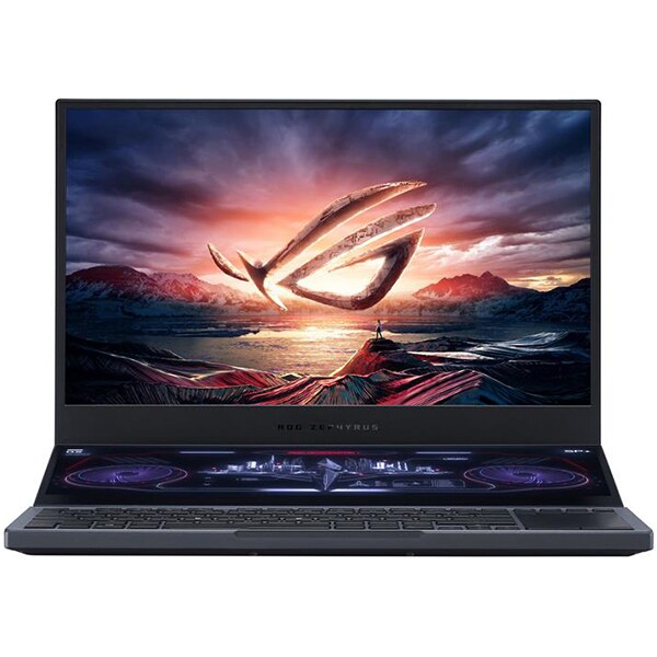 Laptop Gaming ASUS ROG Zephyrus Duo 15 GX550LXS-HF088T, Intel Core i9-10980HK pana la 5.3GHz, 15.6" Full HD, 32GB, SSD 1TB, NVIDIAGeForceRTX2080 Super8GB, WebCam, Windows 10 Home, gri inchis