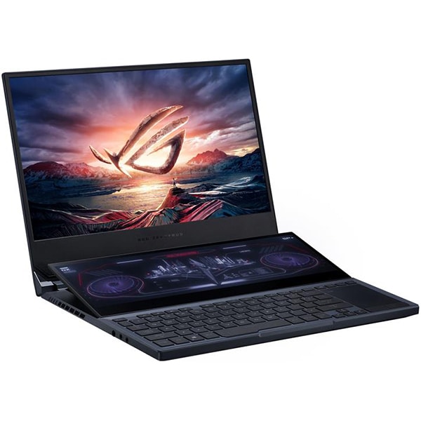 Laptop Gaming ASUS ROG Zephyrus Duo 15 GX550LXS-HF088T, Intel Core i9-10980HK pana la 5.3GHz, 15.6" Full HD, 32GB, SSD 1TB, NVIDIAGeForceRTX2080 Super8GB, WebCam, Windows 10 Home, gri inchis