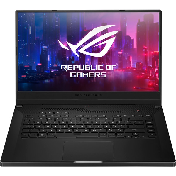 Laptop Gaming ASUS ROG Zephyrus G15 GA502IV-AZ043, AMD Ryzen 9 4900HS pana la 4.3GHz, 15.6" Full HD, 32GB, SSD 1TB, NVIDIA GeForce RTX 2060 6GB, Free DOS, negru