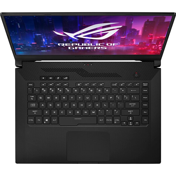 Laptop Gaming ASUS ROG Zephyrus G15 GA502IV-AZ043, AMD Ryzen 9 4900HS pana la 4.3GHz, 15.6" Full HD, 32GB, SSD 1TB, NVIDIA GeForce RTX 2060 6GB, Free DOS, negru