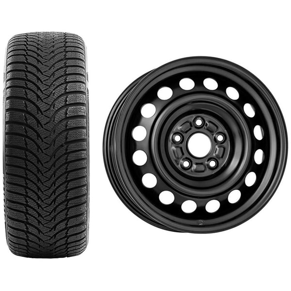 Roata completa Suzuki Vitara/SX4 S-Cross - Janta otel ALCAR 6525 6.5x16 + anvelopa Iarna Kumho WP51 WinterCraft 215/60 R16 99H + Senzor presiune ALCAR