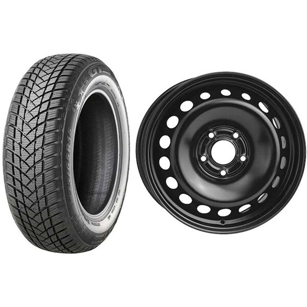 Roata completa Renault Megane RFB - Janta otel ALCAR 7005 6.5x16 + anvelopa Iarna GT Radial WinterPro2 205/55R16 91H + Senzor presiune ALCAR