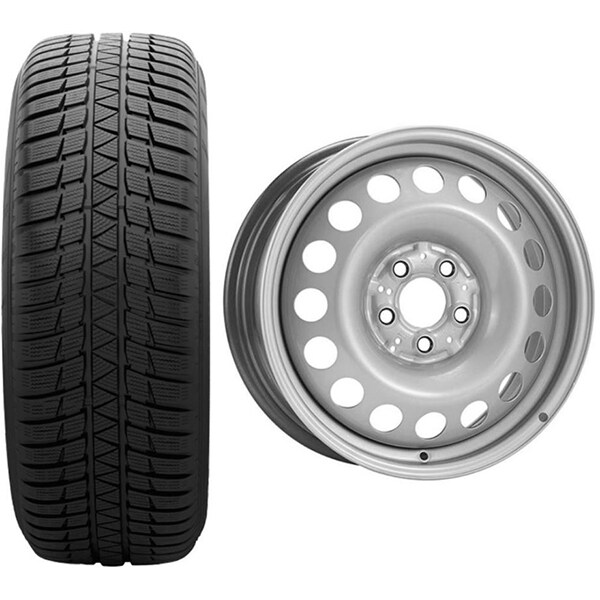Roata completa Mercedes Clasa V - Janta otel ALCAR 9002 6.5x17 + anvelopa Iarna Sumitomo WT200 225/55R17 101V + Senzor presiune ALCAR