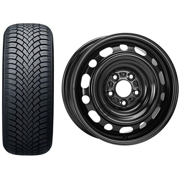 Roata completa Mazda 3 (2013 -2019) - Janta otel ALCAR 9062 6.5x16 + anvelopa Iarna Nexen WINGUARD SNOW G3 WH21 205/60R16 92H