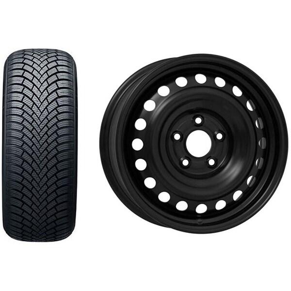 Roata completa Hyundai Kona - Janta otel ALCAR 7001 6.5x16 + anvelopa Iarna Nexen WINGUARD SNOW G3 WH21 205/60R16 92H + Senzor presiune ALCAR