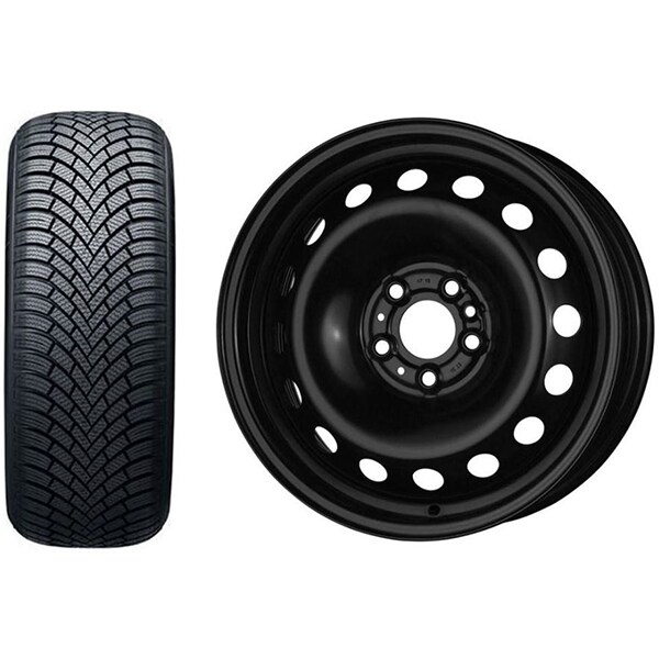 Roata completa Fiat Tipo - Janta otel ALCAR 4105 6x15 + anvelopa Iarna Nexen Winguard SnowG 3 WH21 195/65R15 91T