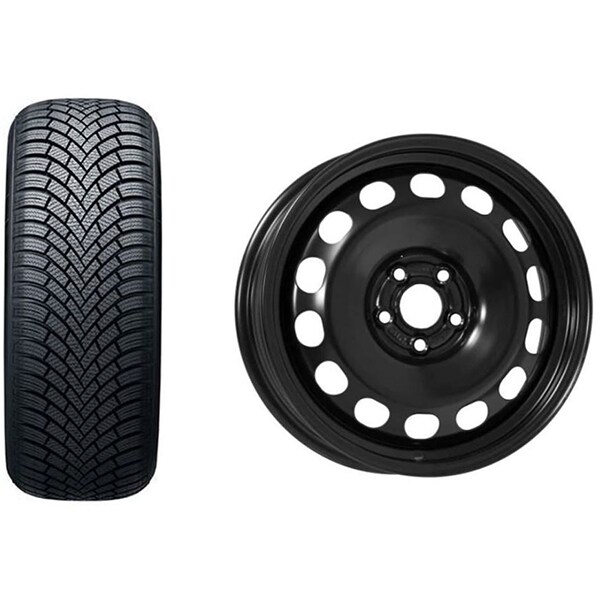 Roata completa VW T-Cross, Skoda Kamiq - Janta otel ALCAR 6664 6x16 + anvelopa Iarna Nexen WINGUARD SNOW G3 WH21 205/60R16 92H