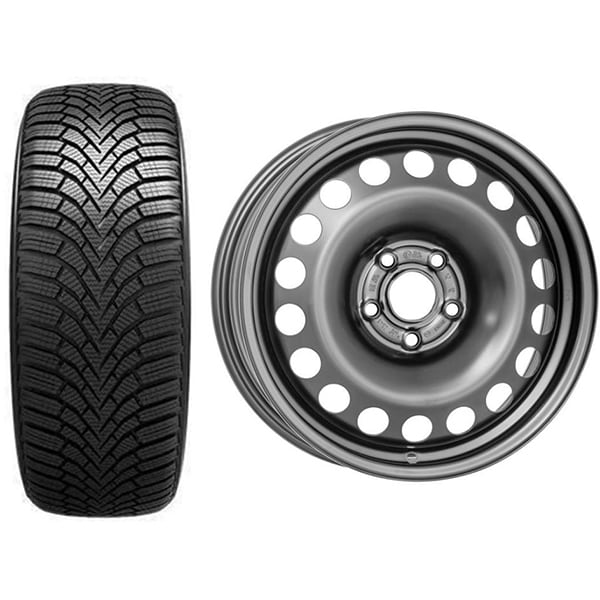 Roata completa Opel Astra K - Janta otel ALCAR 7035 6.5x16 + anvelopa Iarna Sailun IceBlazer Alpine+ 205/55R16 91H + Senzor presiune ALCAR