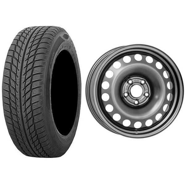 Roata completa Opel Astra K - Janta otel ALCAR 7035 6.5x16 + anvelopa Iarna Westlake SW608 205/55R16 91H + Senzor presiune ALCAR