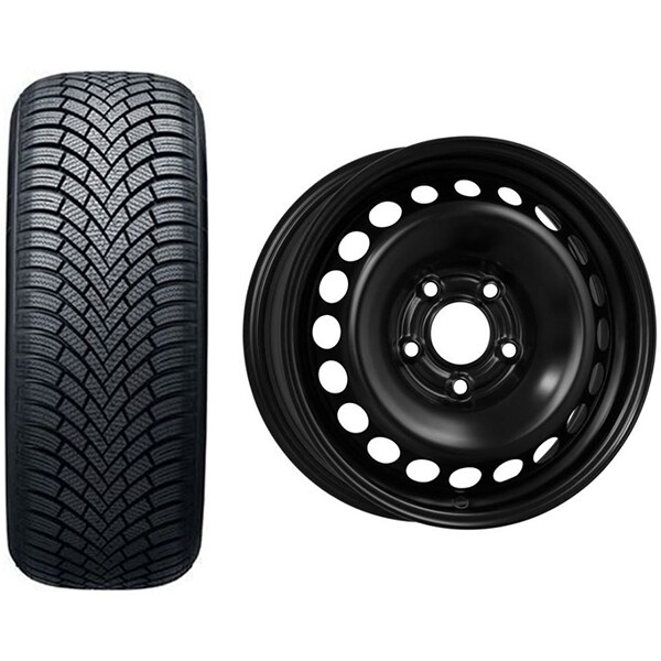Roata completa VW Golf 8, Seat Leon KL - Janta otel ALCAR 4755 6x15 + anvelopa Iarna Nexen Winguard SnowG 3 WH21 195/65R15 91T