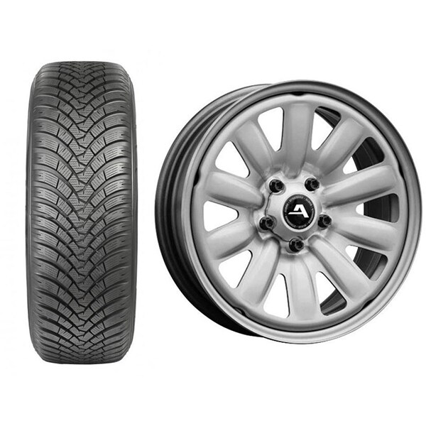 Roata completa Mazda CX-5 - Janta otel ALCAR 132200 7x17 + anvelopa Iarna Falken HS01-SUV 225/65R17 106H XL + Senzor presiune ALCAR