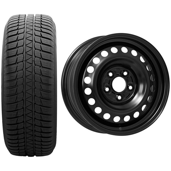 Roata completa Kia Xceed - Janta otel ALCAR 6596 6.5x16 + anvelopa Iarna Sumitomo WT200 205/60R16 96H + Senzor presiune ALCAR