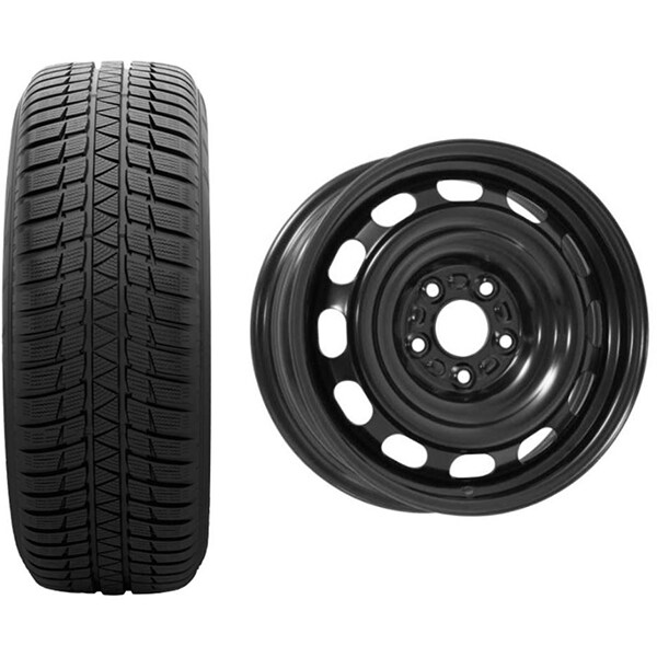 Roata completa Mazda 3 (2019) - Janta otel ALCAR 7063 6.5x16 + anvelopa Iarna Sumitomo WT200 205/60R16 96H + Senzor presiune ALCAR