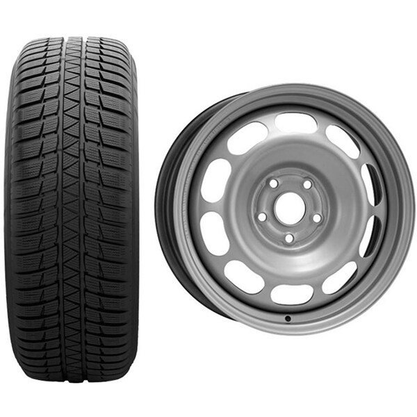 Roata completa Toyota RAV 4 (2013) - Janta otel ALCAR 9987 6.5x17 + anvelopa Iarna Sumitomo WT200 225/65R17 102H + Senzor presiune ALCAR