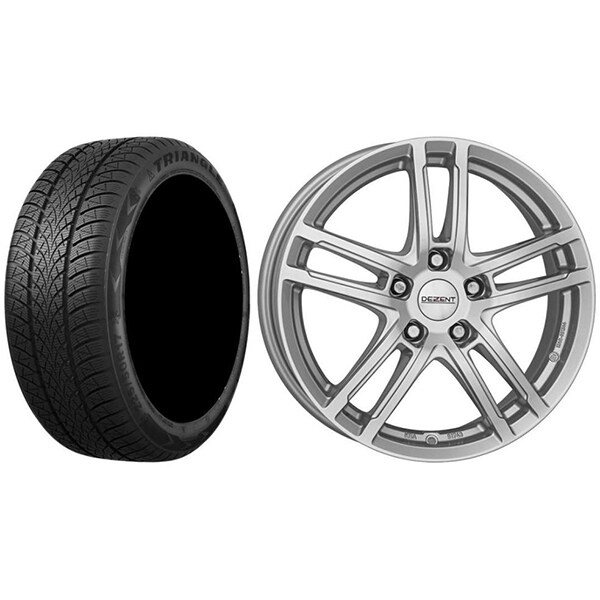 Roata completa Ford Kuga III - Janta aliaj Dezent TZ 7.15x17 + anvelopa iarna Triangle TW401 225/65R17 106H + Senzor presiune ALCAR