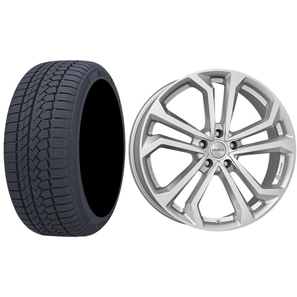 Roata completa Hyundai Kona - Janta aliaj Dezent TA Silver 6.5x16 + anvelopa iarna Westlake Z507 205/60R16 92H + Senzor presiune ALCAR