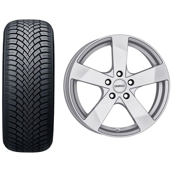 Roata completa Mazda 3 - Janta aliaj Dezent TD 6.5x16 + anvelopa iarna Nexen Winguard SNOW G 3 WH21 205/60R16 92H + Senzor presiune ALCAR 