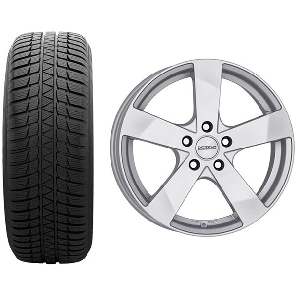 Roata completa Mazda 3 - Janta aliaj Dezent TD 6.5x16 + anvelopa iarna Sumitomo WT200 205/60R16 96H + Senzor presiune ALCAR 