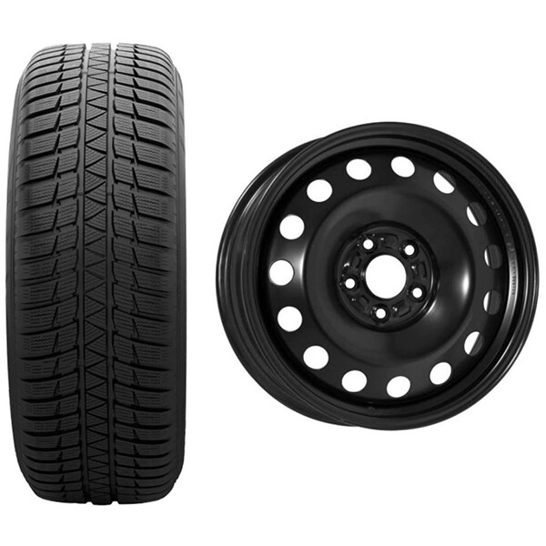 Roata completa Mazda CX-5 - Janta otel Alcar 9012 7x17 + anvelopa iarna Sumitomo WT200 225/65R17 102H  + Senzor presiune ALCAR