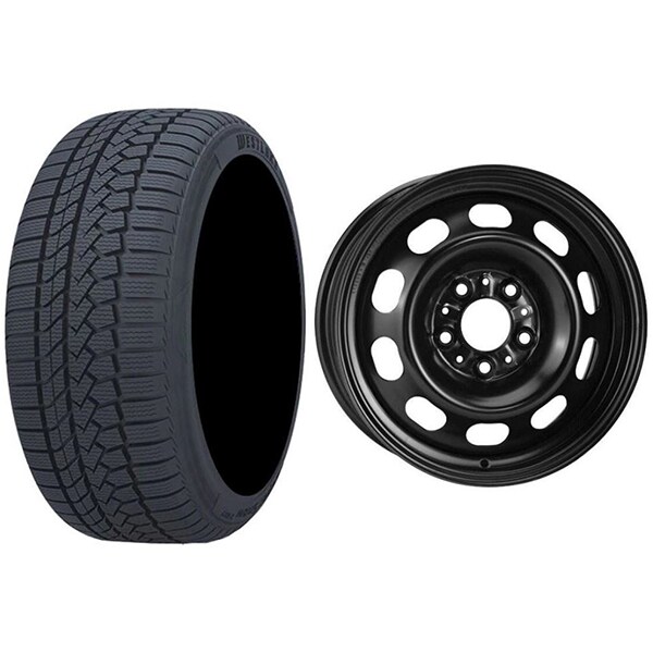 Roata completa BMW Seria 3 (F30/F80/F31)/Seria 4 Gran Coupe (F36) - Janta otel Alcar 8008 7x16 + anvelopa iarna Westlake Z507 205/60R16 92H + Senzor presiune ALCAR