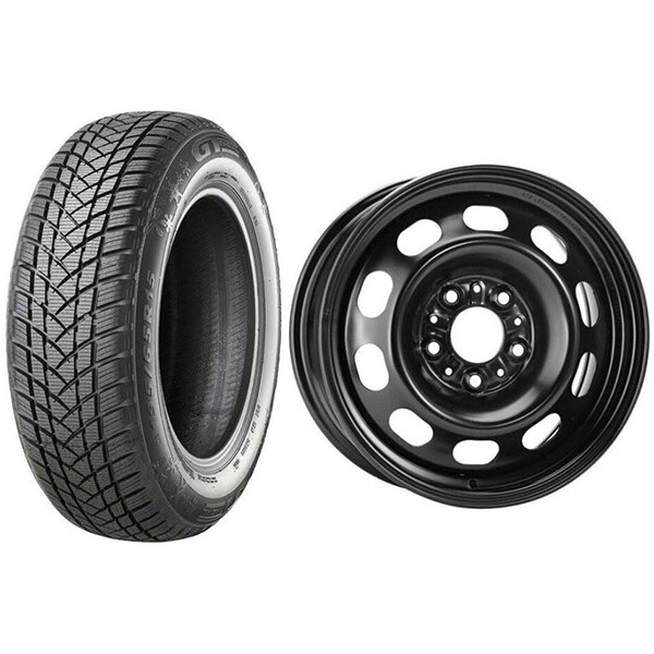 Roata completa BMW Seria 1 (F20/F21)/Seria 2 (F22, F87/F23) - Janta otel 9613 Alcar 7x16 + anvelopa iarna GT Radial WINTERPRO2 205/55R16 91H + Senzor presiune ALCAR