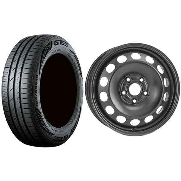 Roata completa VW Golf 7, Skoda Octavia 3, Seat Leon - Janta otel ALCAR 8667 5x112, 16 inch + anvelopa vara GT Radial FE2 205/55R16 91V