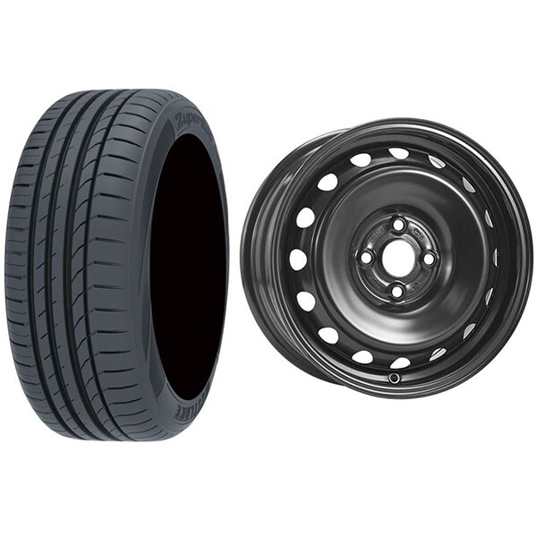 Roata completa Hyundai i20 - Janta otel ALCAR 5015, 4x100, 15 inch + Anvelopa vara Westlake Z107 185/65R15 88H + Senzor presiune ALCAR